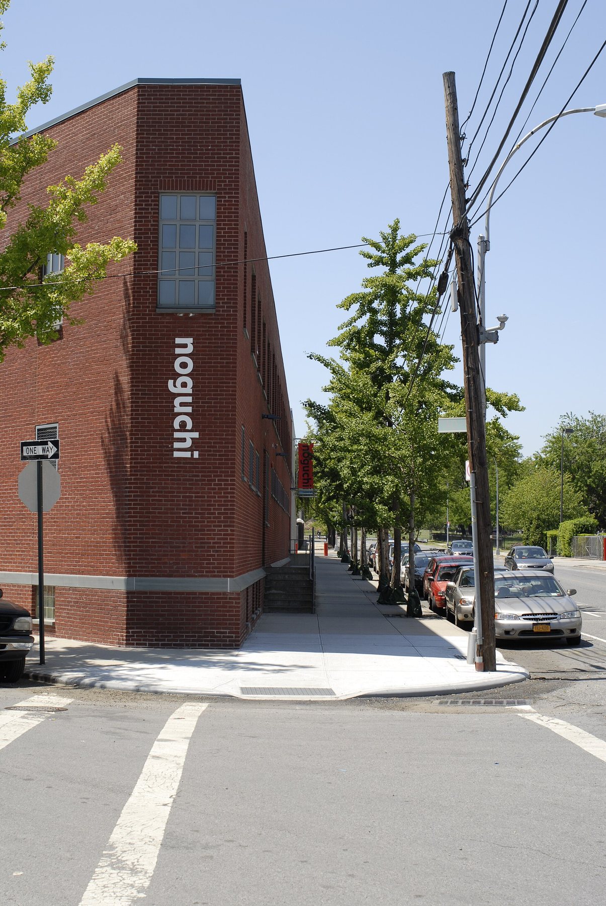 The street entrance to The Noguchi Museum in Queens, photographed in May 2012