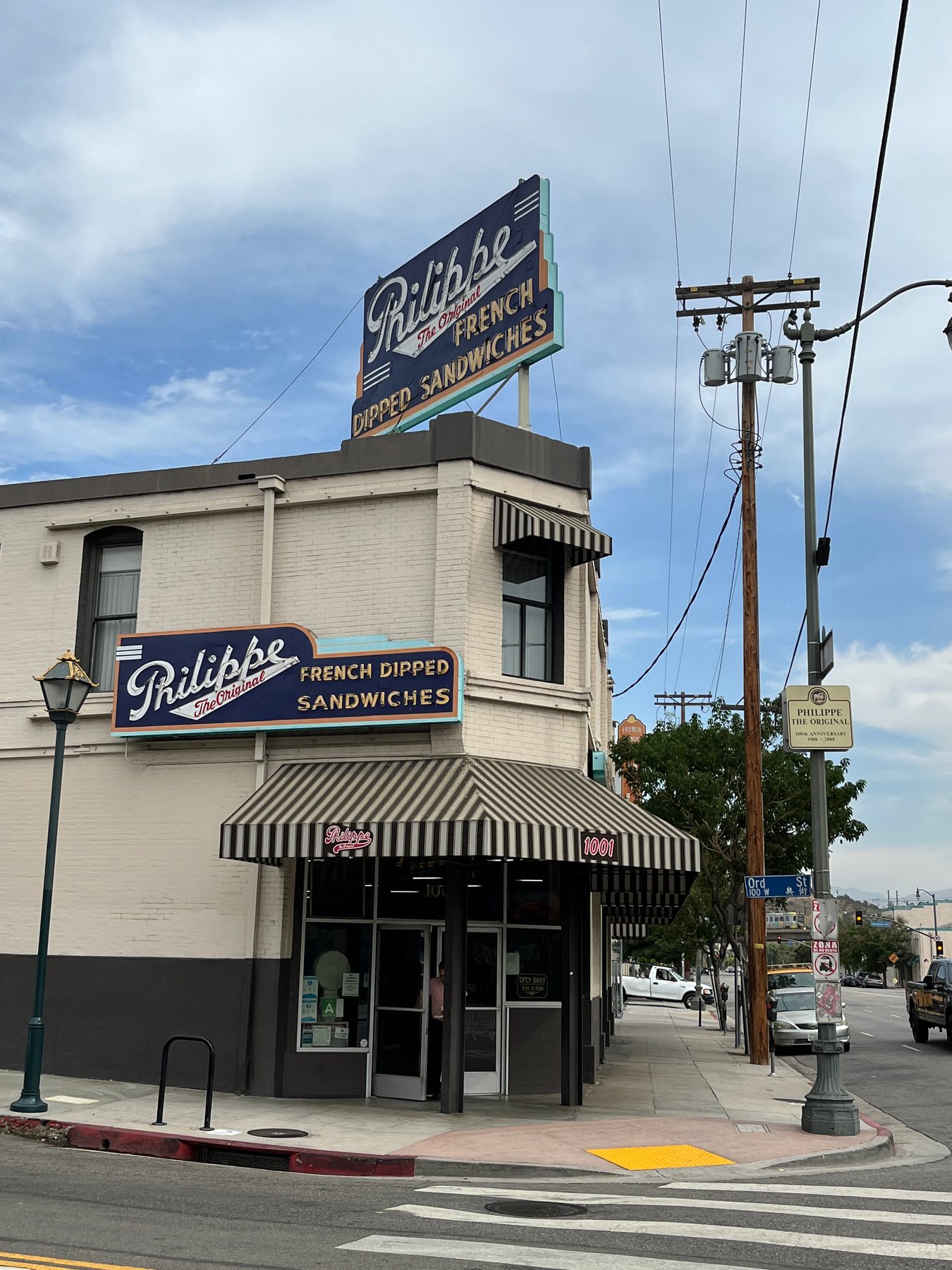 Philippe The Original on North Alameda Street in Los Angeles, photographed in September 2022
