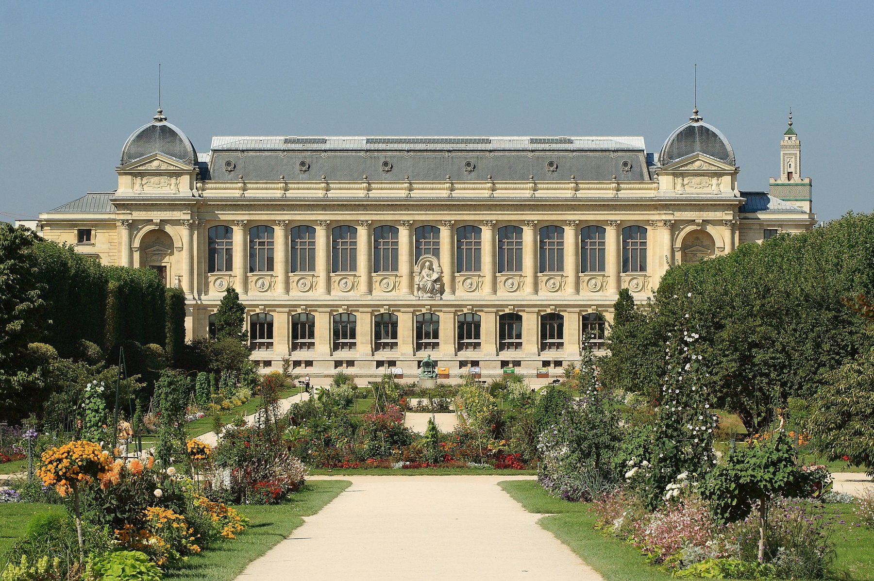 Le Jardin des Plantes et la Grande Galerie de l’Évolution, photographiés en août 2007
