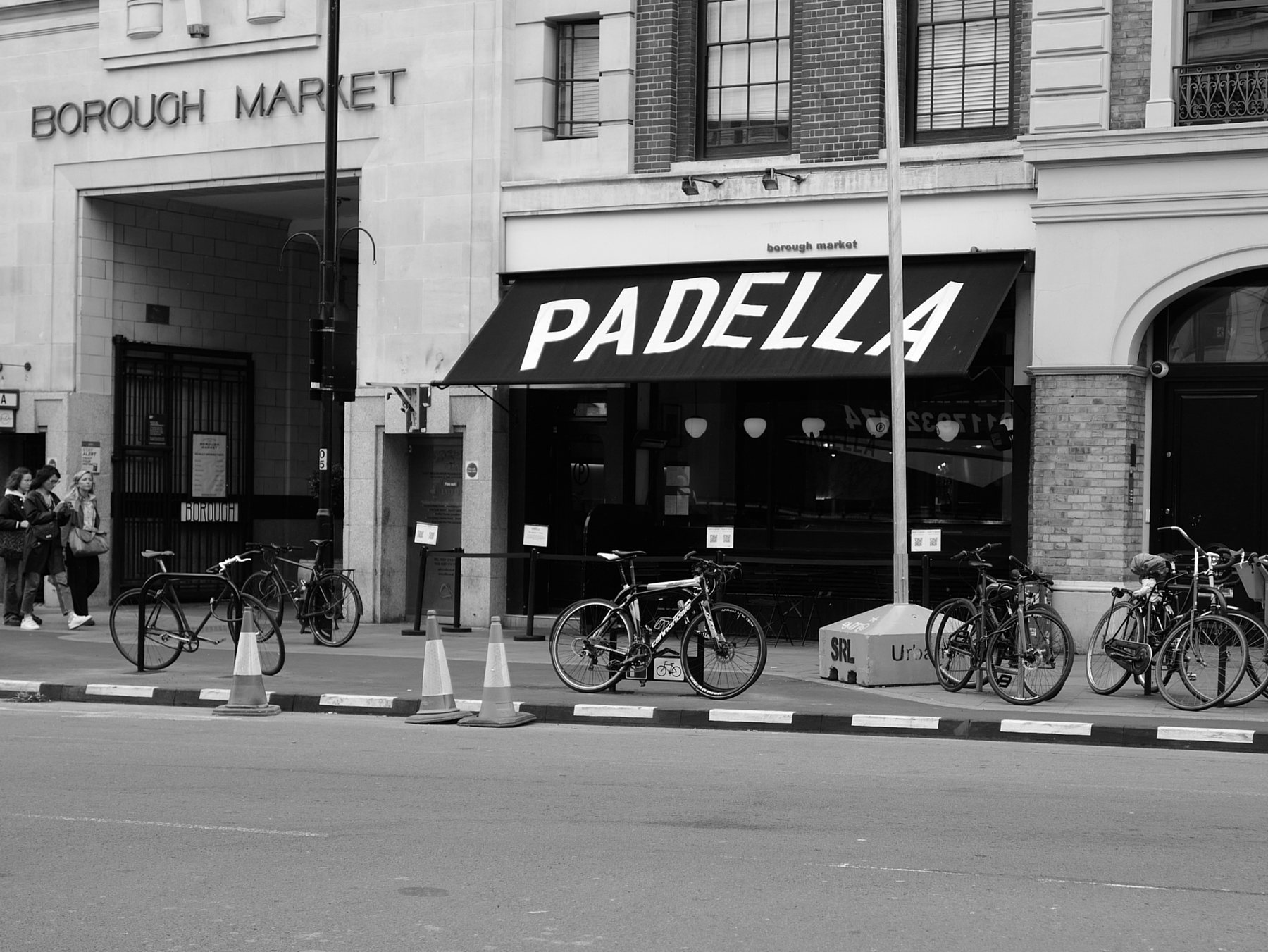 Padella on Southwark Street beside Borough Market, photographed in May 2023