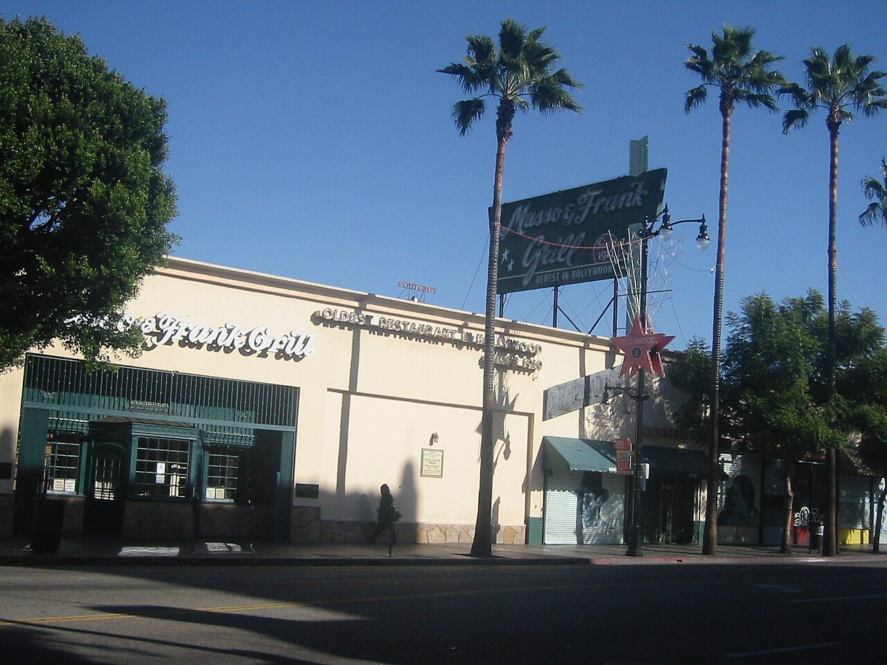 Musso & Frank Grill in Hollywood, photographed in December 2006