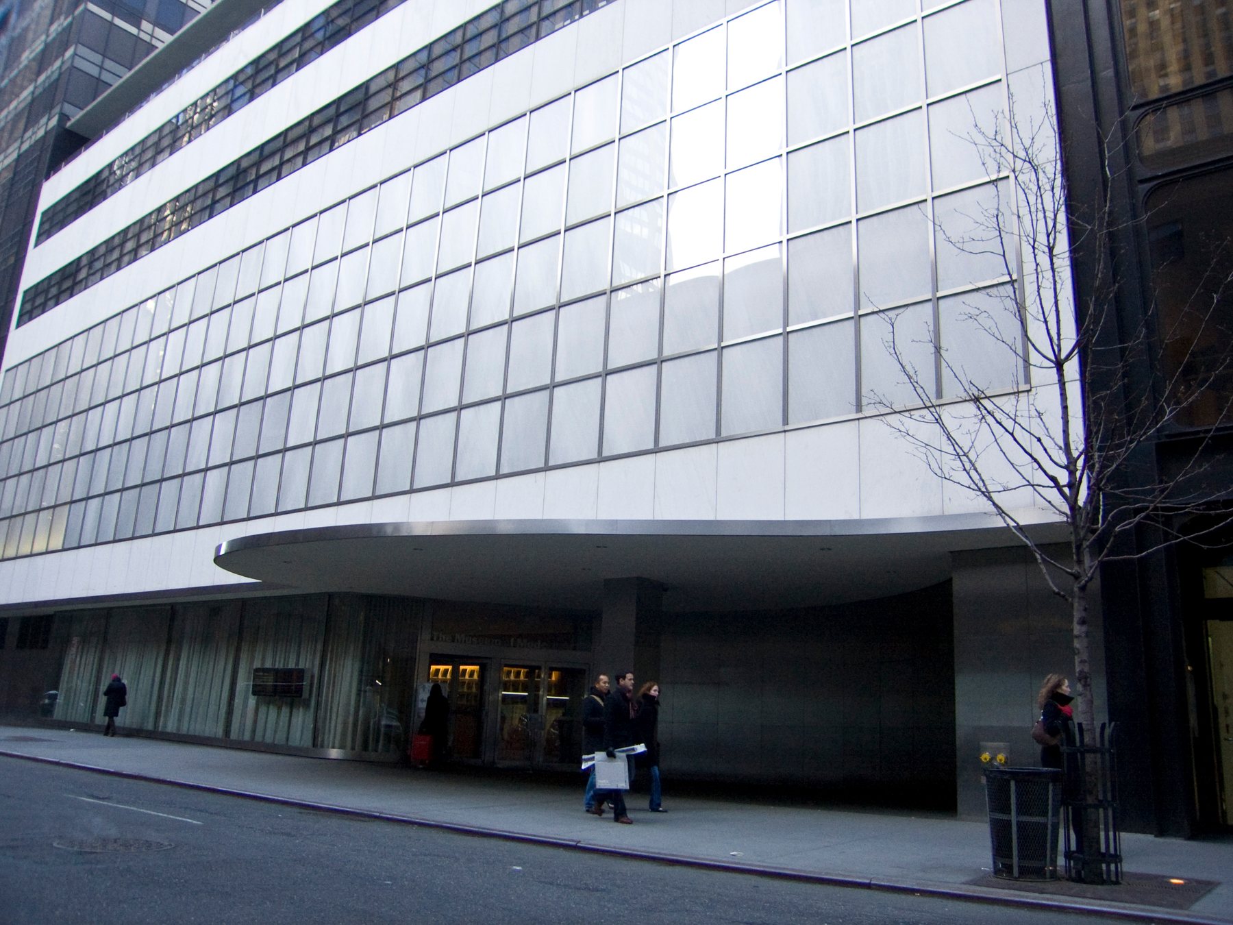MoMA on West 53rd Street in New York, photographed in February 2009