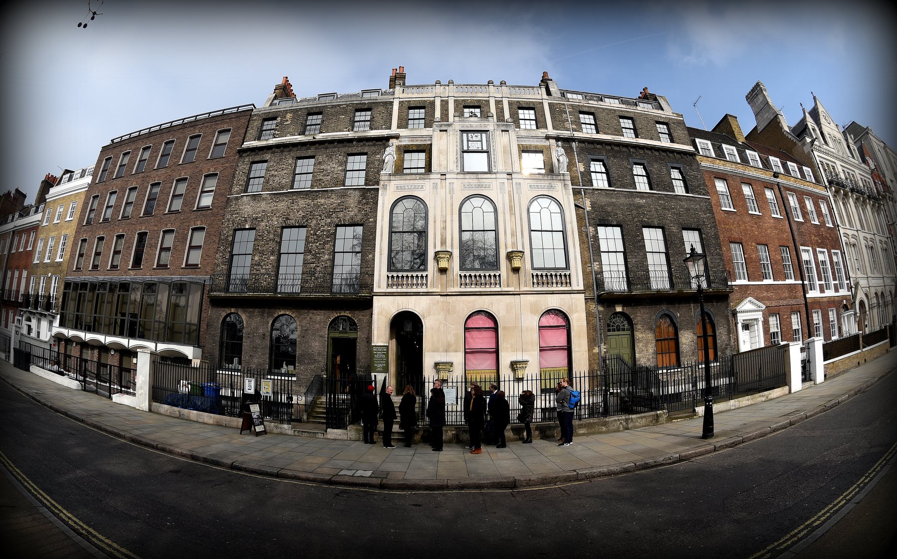 The facade of Sir John Soane’s Museum in London, photographed in March 2016
