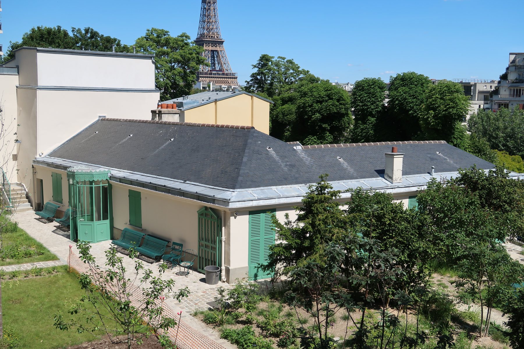Maison de Balzac in Passy, Paris, photographed in May 2020